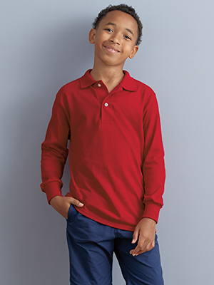 SpotShield&trade; Youth Long-Sleeve Jersey Sport Shirt