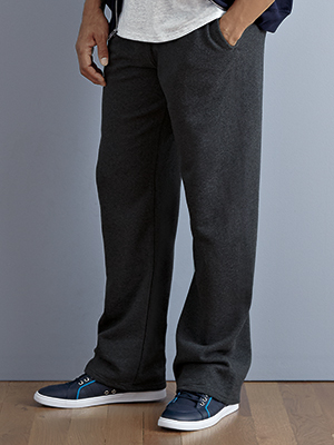 NuBlend&reg; Pocketed Open-Bottom Sweatpants